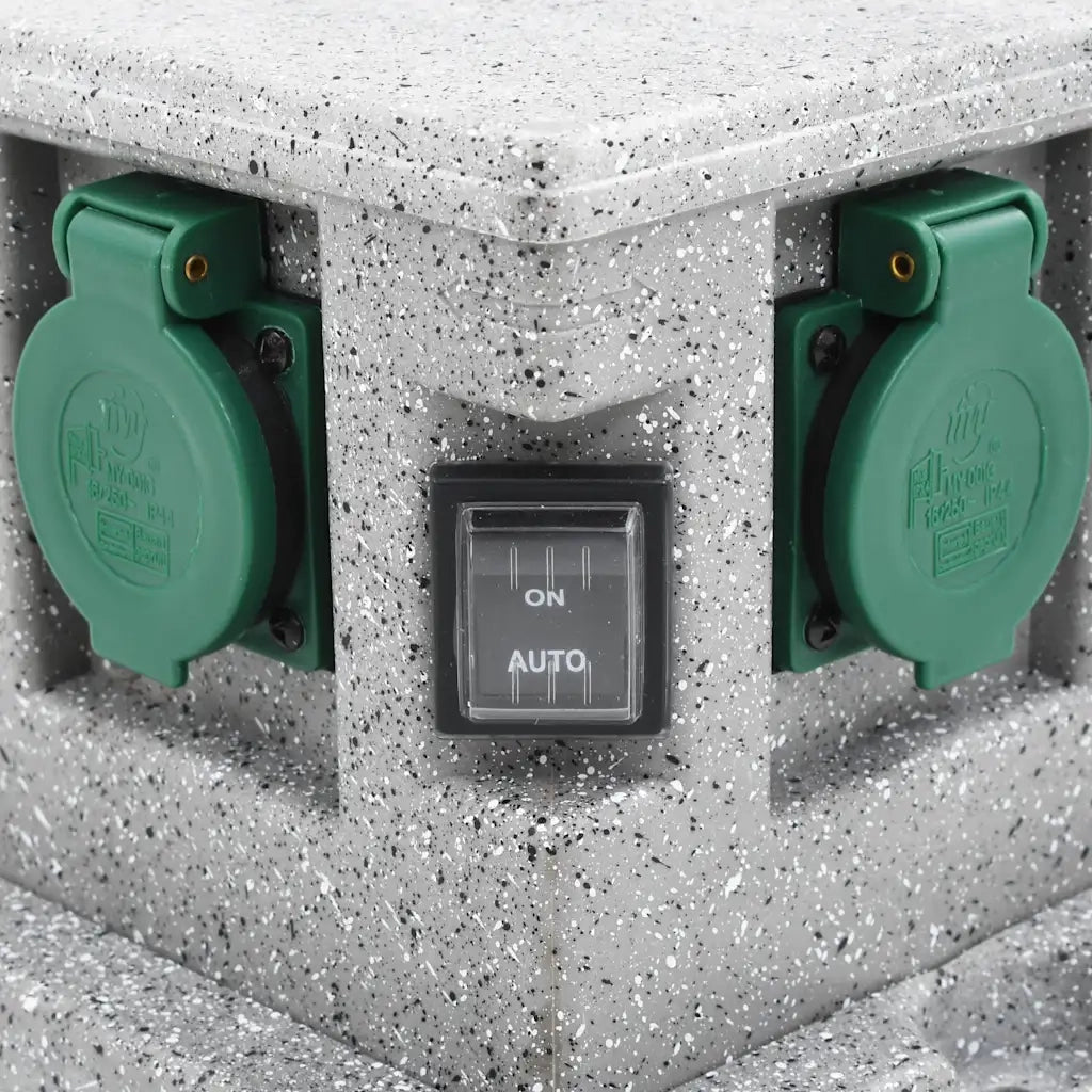 Presa Elettrica da Giardino con Sensore di Luce in Plastica 46355