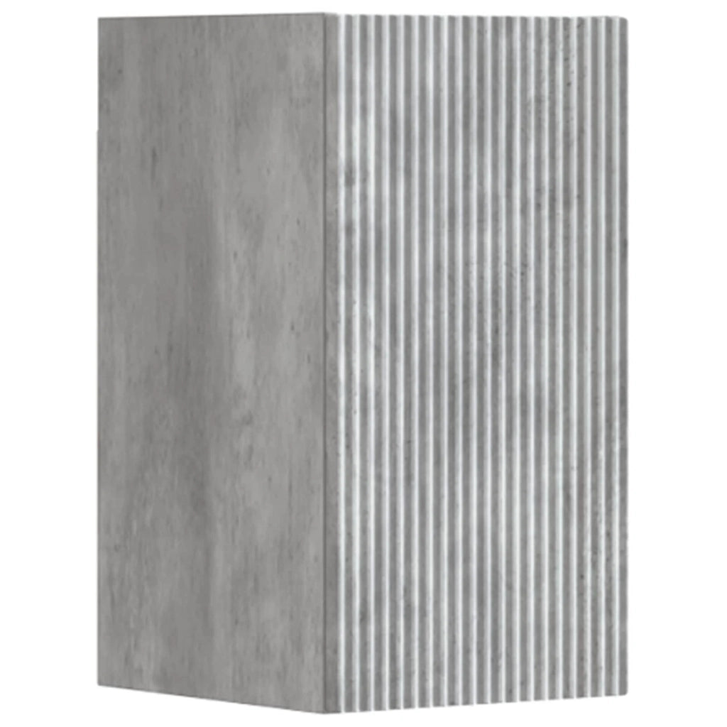 Set di mobili per il bagno 3 pz Grigio Cemento 3406066