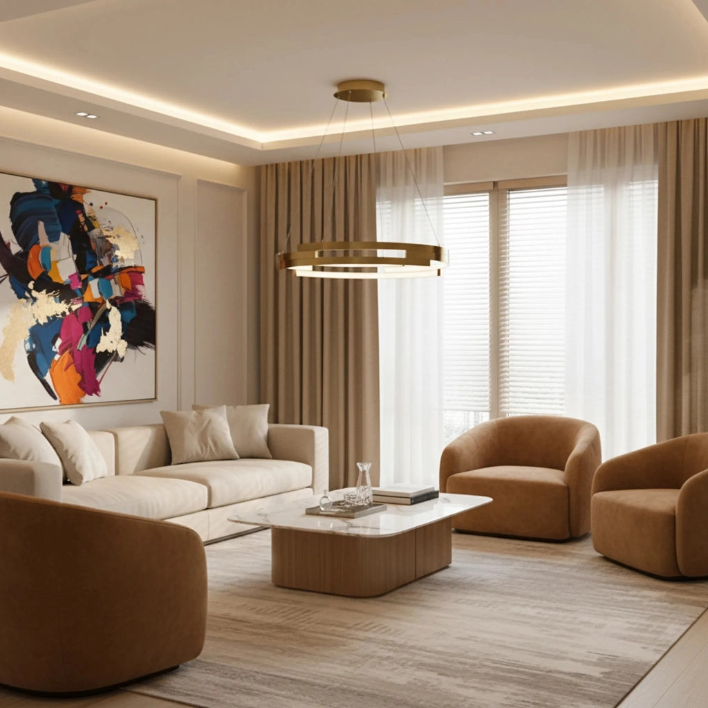 Lampada Da Soffitto G127-cp 50cm Gold