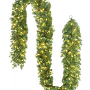 Festone Di Natale "Madison" In Pvc+PE Con Luci Led 270cm Xone