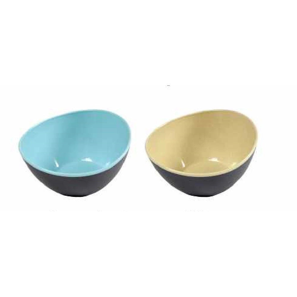 Trade Shop - Ciotola In Plastica Ciotolina 0,33 Lt ø12x6cm Cucina 2 Colori Assortiti 838576 -