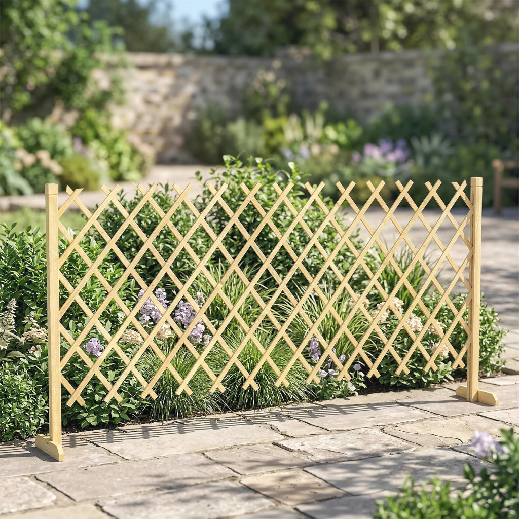 Barriera per Bambini in Legno Pino ¨C zephmum ¨C Naturale 180x30x90 cm