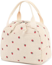 Borsa di pranzo per donne, borsa di pranzo isolata per adulti e bambini, impermeabile, carina, borsa di pranzo portatile per scuola, ufficio e picnic
