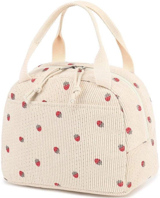 Borsa di pranzo per donne, borsa di pranzo isolata per adulti e bambini, impermeabile, carina, borsa di pranzo portatile per scuola, ufficio e picnic