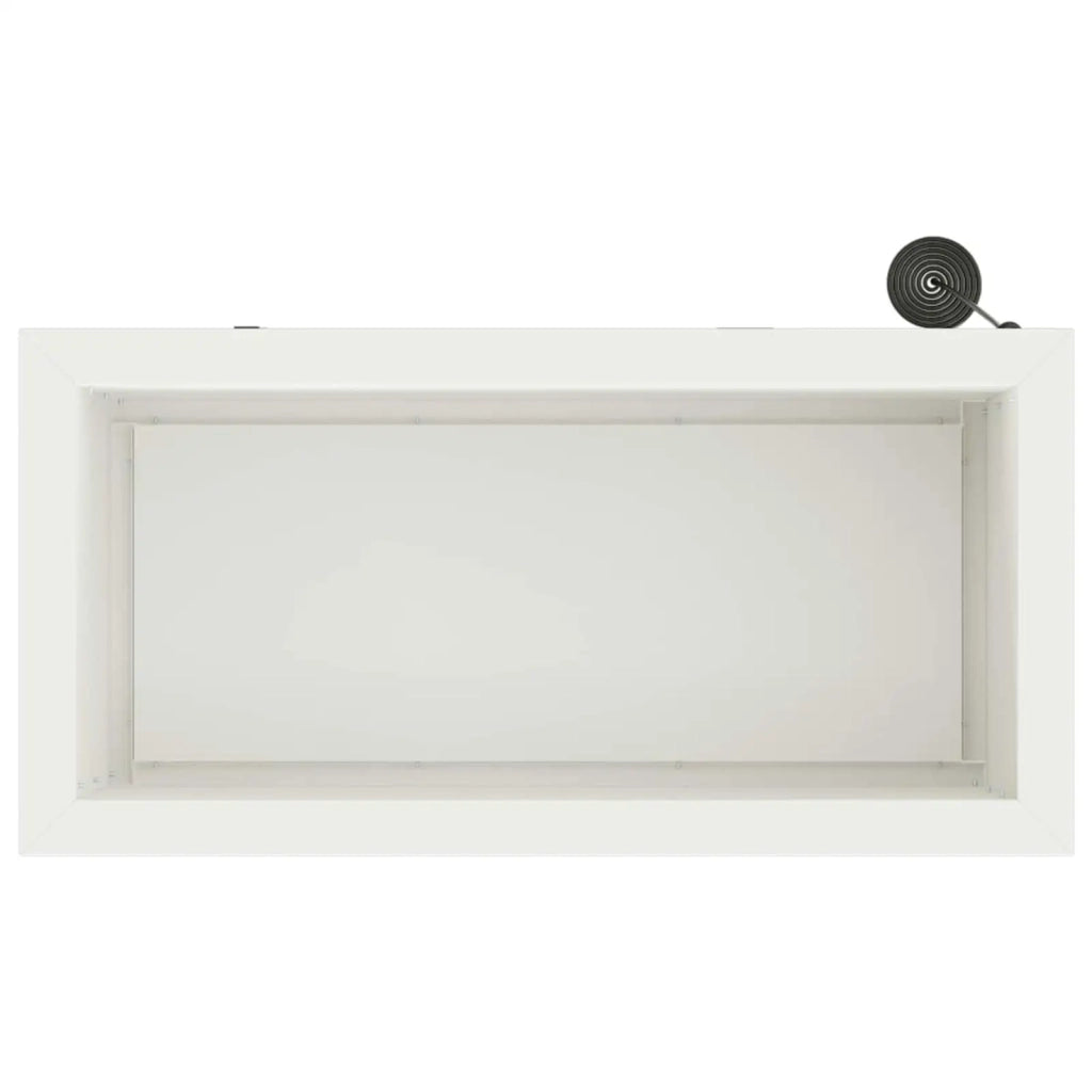Fioriera da giardino con LED Bianco 30 x 60 x 30 cm Acciaio 8008086