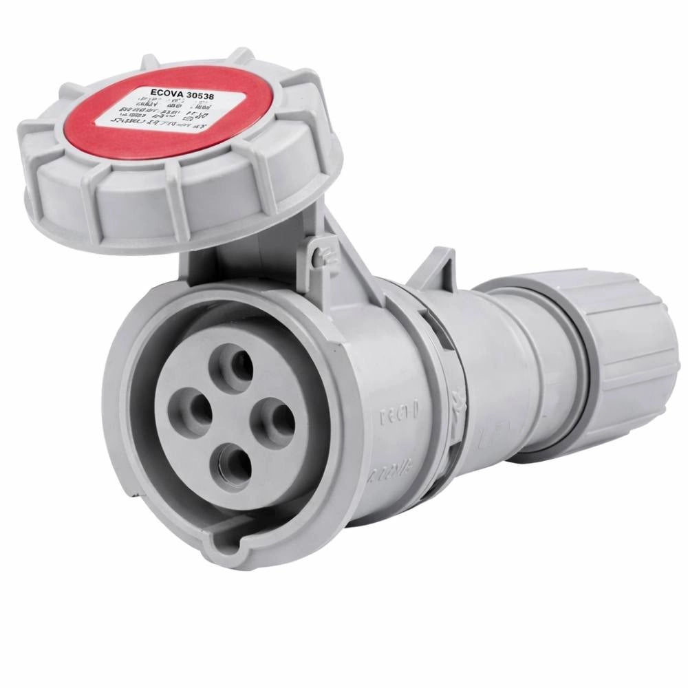 Presa mobile industriale ecova trifase ip67 3p+t 380-415v 16a e 32a *** ampere 32 ampere, confezione 1