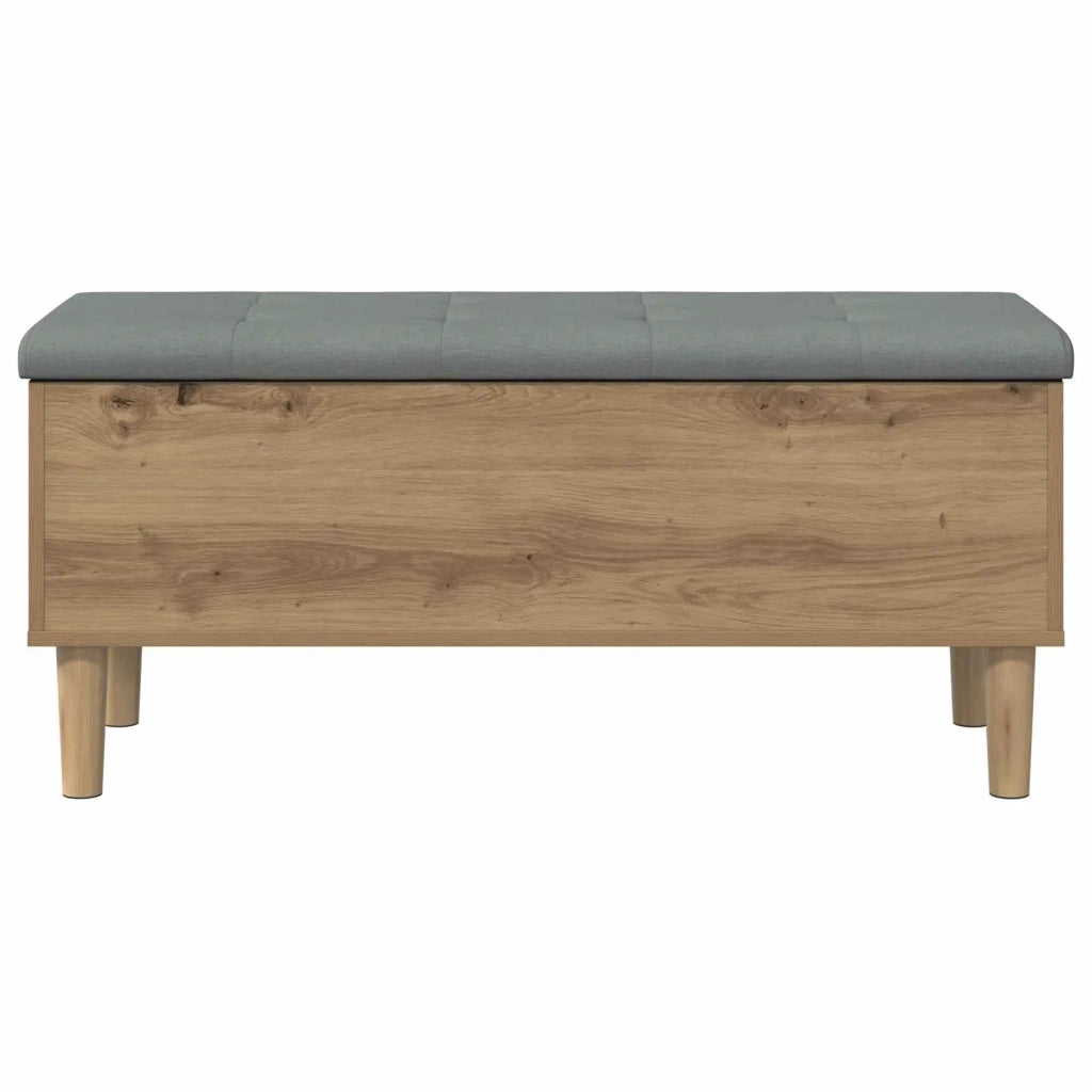 Panchina con Cuscino Rovere Artigianale 102 x 42 x 46 cm 8017750