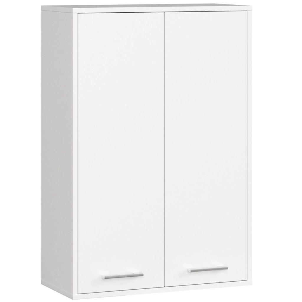 Mobile bagno sospeso AKORD FIN W64 H934 Bianco 2 ante 64x94x30 cm