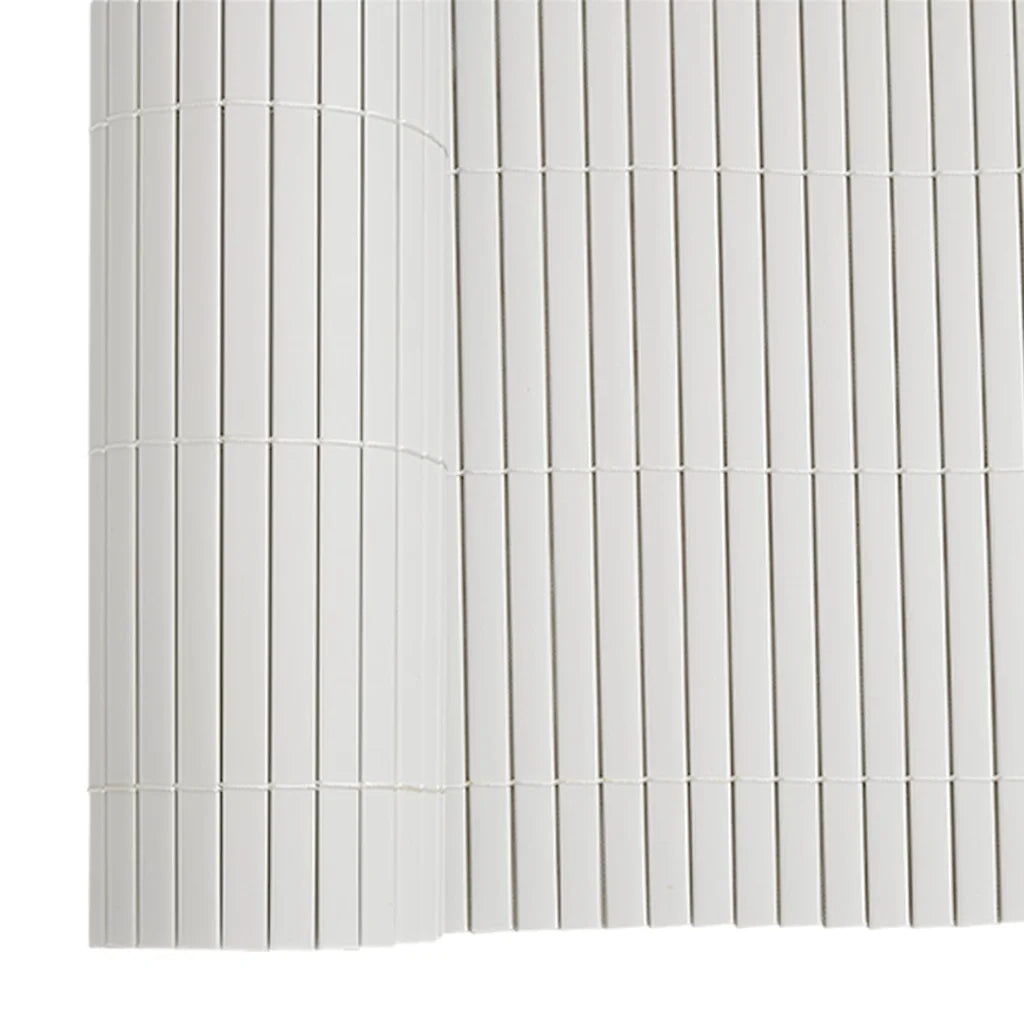 Recinzione da Giardino Bifacciale Bianca 1,8x3 m in PVC 42002618