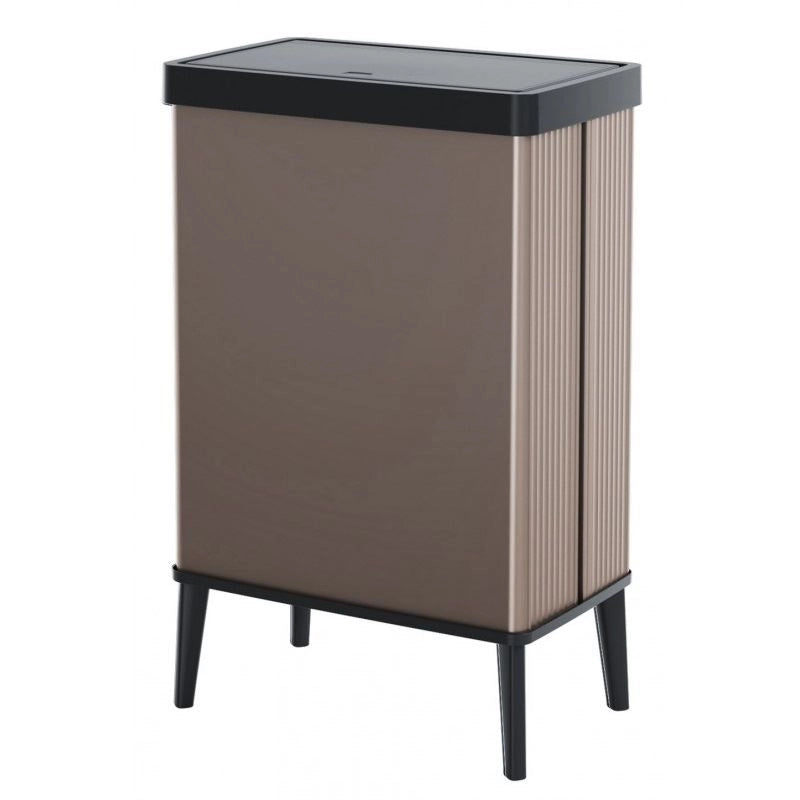 Pattumiera Bidone Differenziata Verto High Pearl Rose 27 x 44 x 69 cm