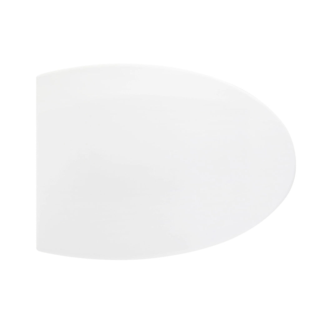 SEDILE WC IN TERMOINDURENTE DISEGNO CERAMICA OVO FORMA 4- Bianco - Soft Close- CW- pezzi 1