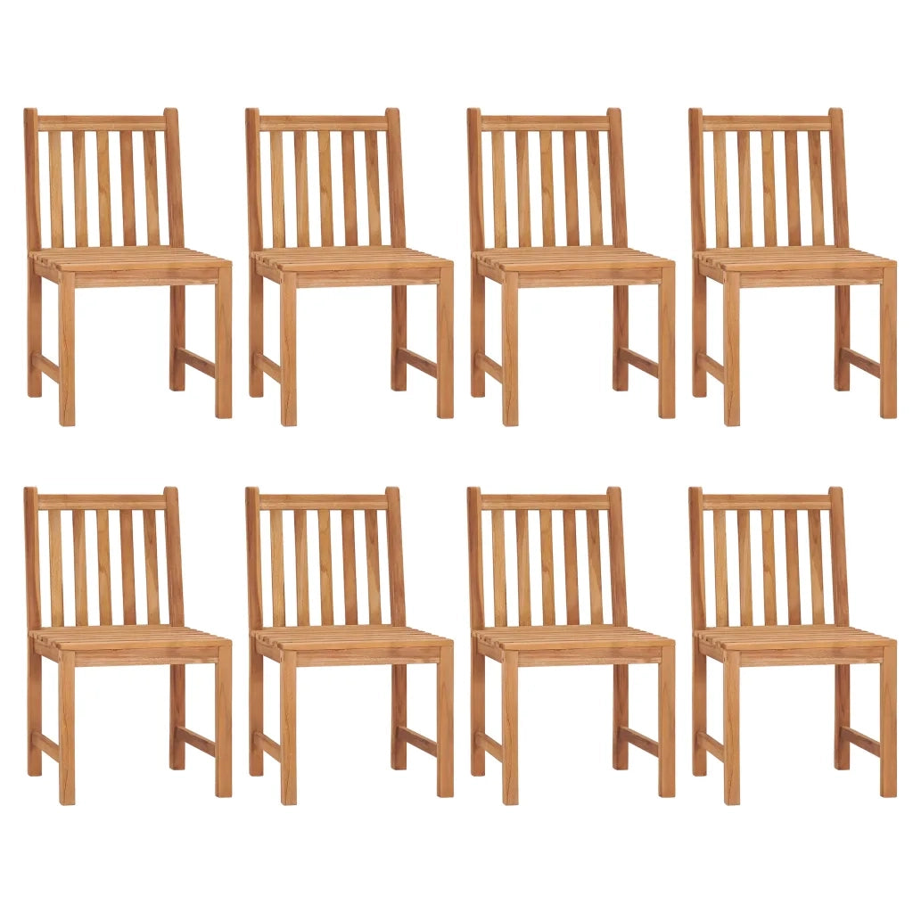 Set da Pranzo per Esterni 9 pz in Legno Massello di Teak cod mxl 43689