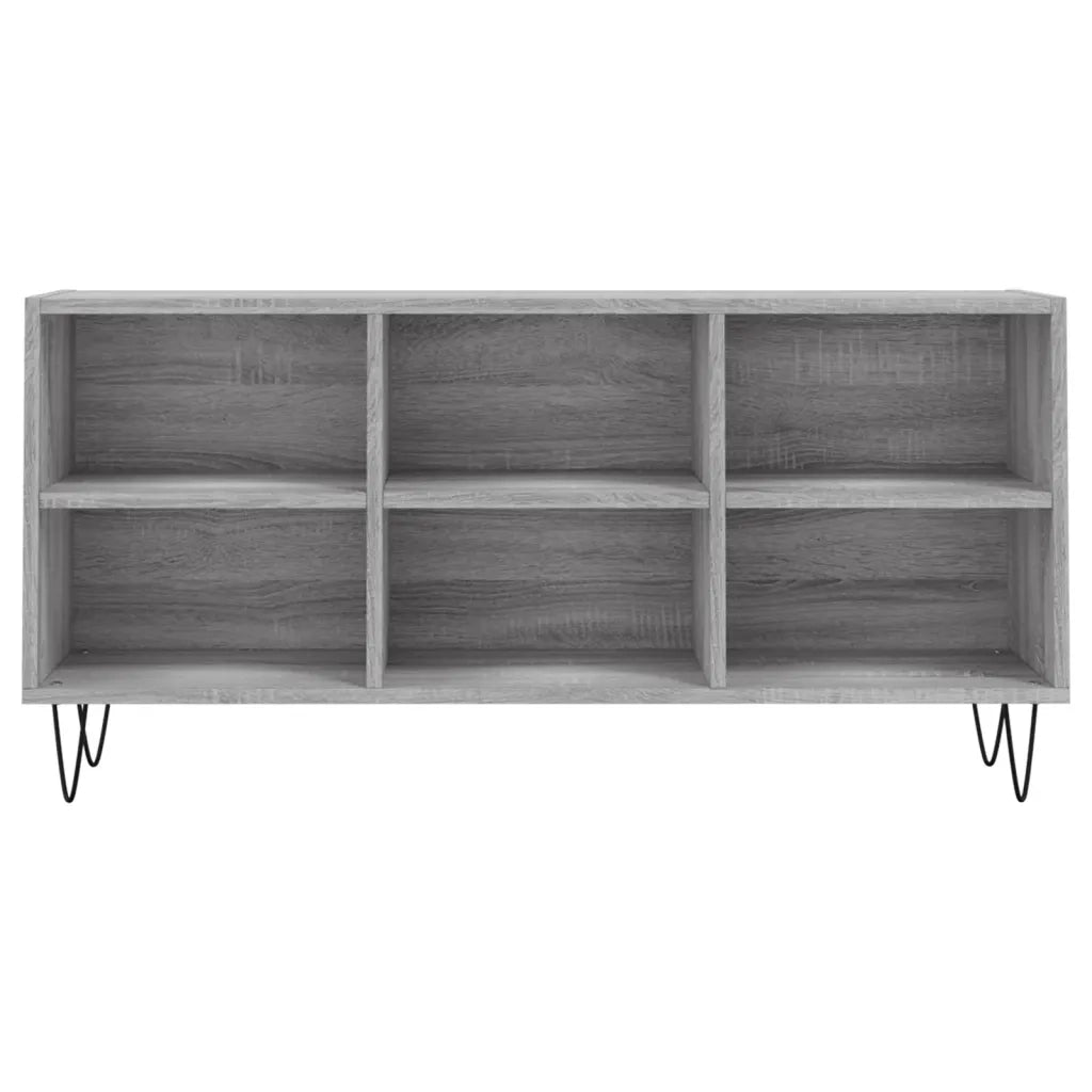 Mobile TV Grigio Sonoma 103,5x30x50 cm in Legno Multistrato 826994