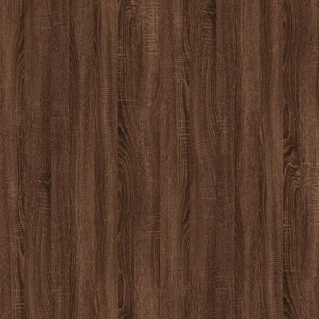 Set Mobili da Bagno 2 pz Rovere Marrone in Legno Multistrato