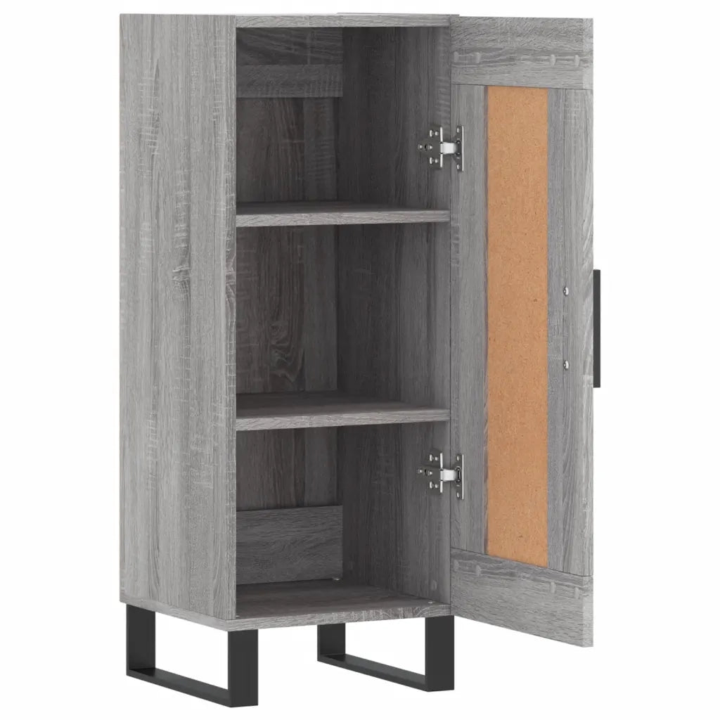 Credenza-Buffet-Armadio da cucina Grigio Sonoma 34,5x34x90 cm in Legno Multistrato 603784