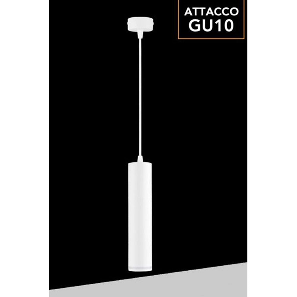 Trade Shop - Lampadario A Sospensione Da Soffitto Forma Cilindrica Lampada Pendente Attacco Gu10 Sp-01 -