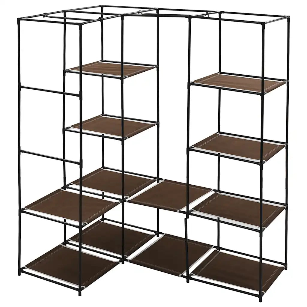 Armadio Angolare Marrone 130x87x169 cm 282450