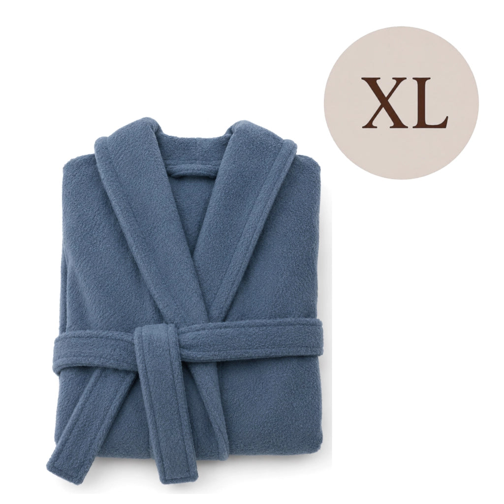 Satiza, Accappatoio 100% Cotone con Cappuccio, blu Fiordaliso