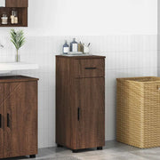 Mobile da Bagno con cassetto Rovere Marrone 30 x 35 x 80 cm 883331