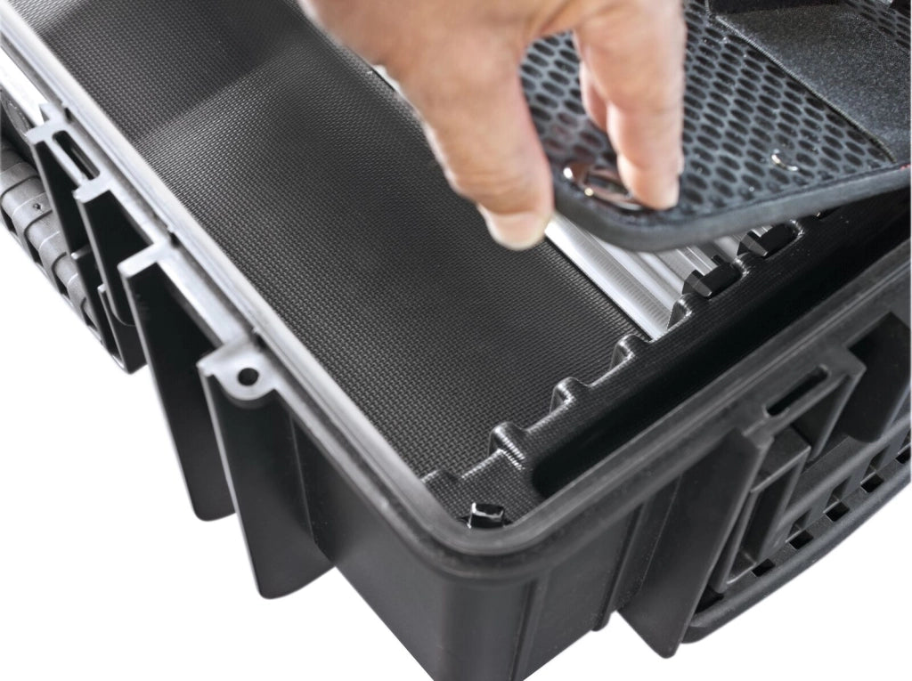 Wiha 9300704 Competence XXL II Set Attrezzi per Elettricista 115 pz VDE Isolati 1000 V AC con Valigetta in Plastica Robusta e Ammortizzatori a Gas colore Nero