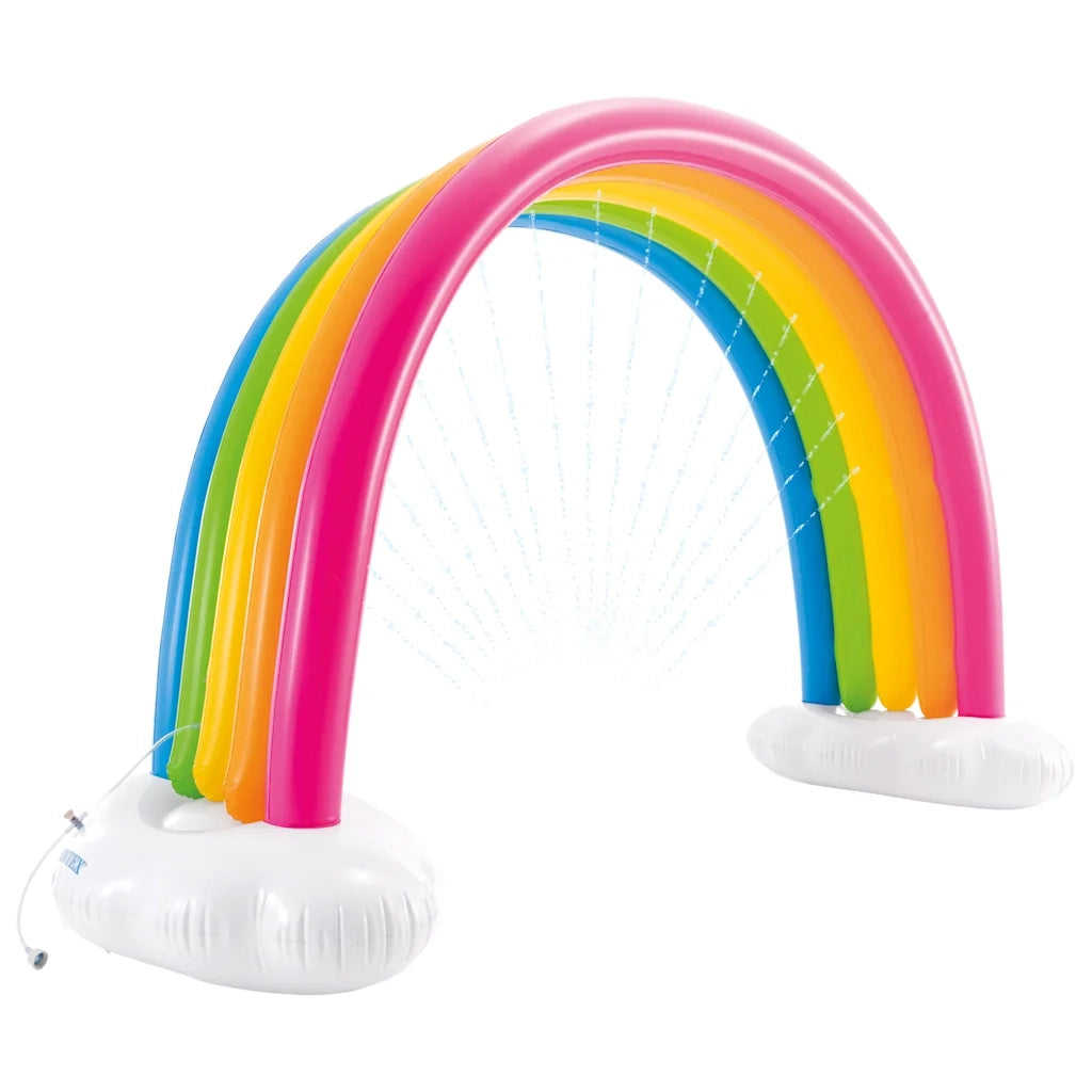 INTEX Spruzzatore Multicolore con Arcobaleno e Nuvole 300x109x180 cm 3202908