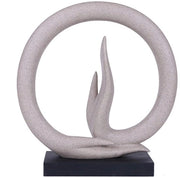 Statua di Buddha in pietra naturale - Decorazione per interni - Ornamento per yoga - Scultura astratta - Impermeabile - Finitura di alta qualità - Decorazione per interni