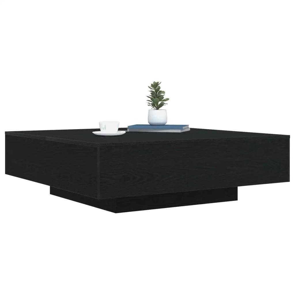Tavolino da salotto Rovere Nero 100 x 100 x 31 cm 863008