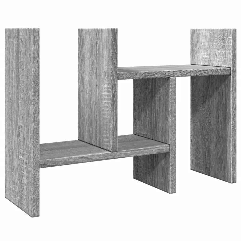 Organizer Scrivania Grigio Sonoma 34,5x15,5x35,5 cm Multistrato 848057