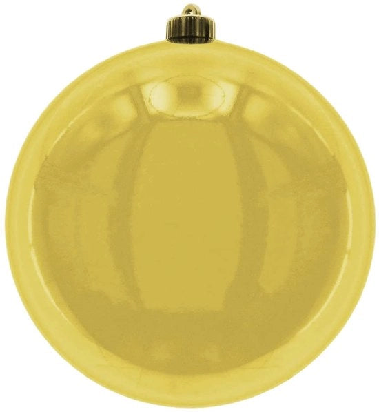 Decorazione di Natale XXL in oro - Resistente al gelo - Resistente alle intemperie - Decorazione per giardino - 20 cm - 1 pezzo - Decorazione per giardino