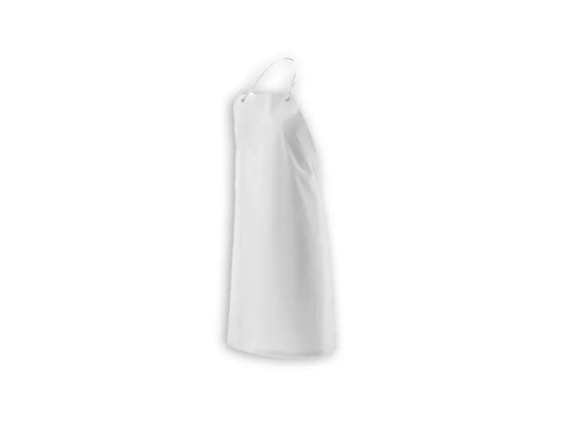 E481P Grembiule PVC bianco 75x110 cm taglia unica