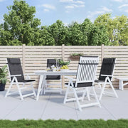 Cuscini per Sedia Schienale Alto 4 pz Antracite Tessuto Oxfordcod mxl 118238