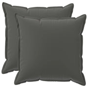 Federa 2 pcs HOUTEN Antracite 80 x 80 cm Poliestere 921709