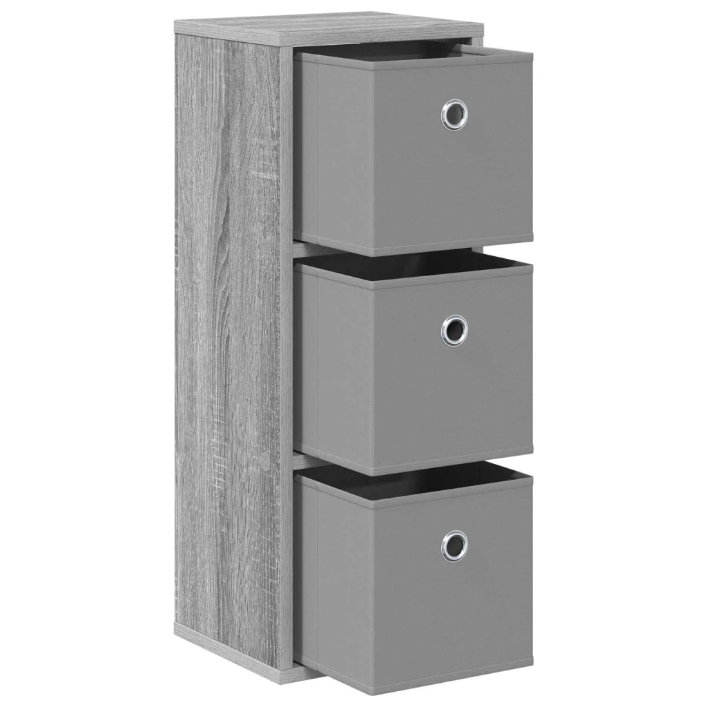 Credenza con cassetto Grigio Sonoma 25,5 x 22 x 69,5 cm