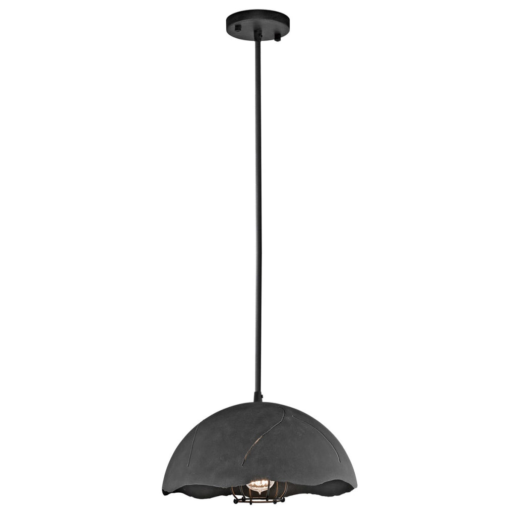 Lampada a sospensione Kichler Fracture zinco E27 Ø35