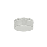 Tappo inox 80mm aisi 304 cieco senza spurgo scarico condensa innesto femmina