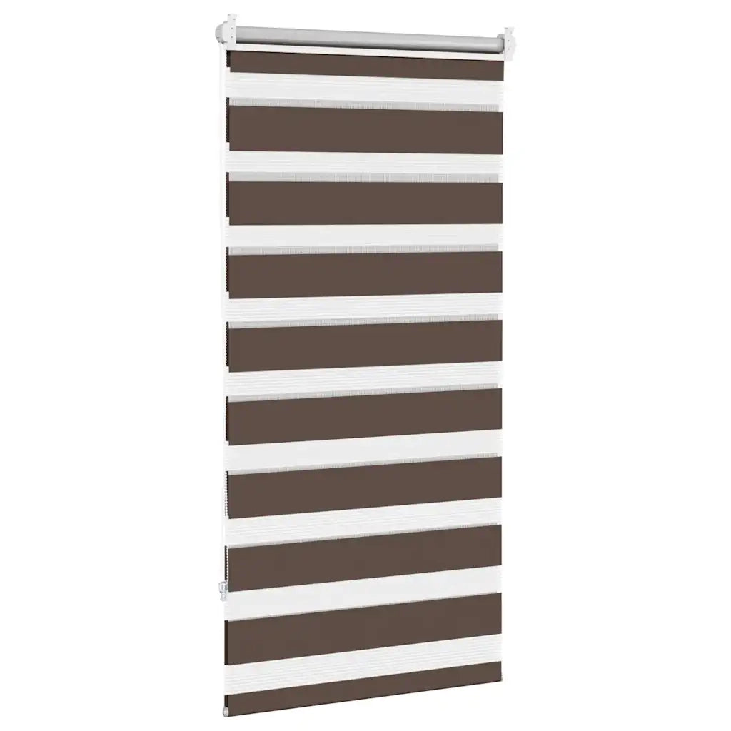 Tenda a rullo oscurante zebra 60x120cm caffÃ© cod mxl 40917