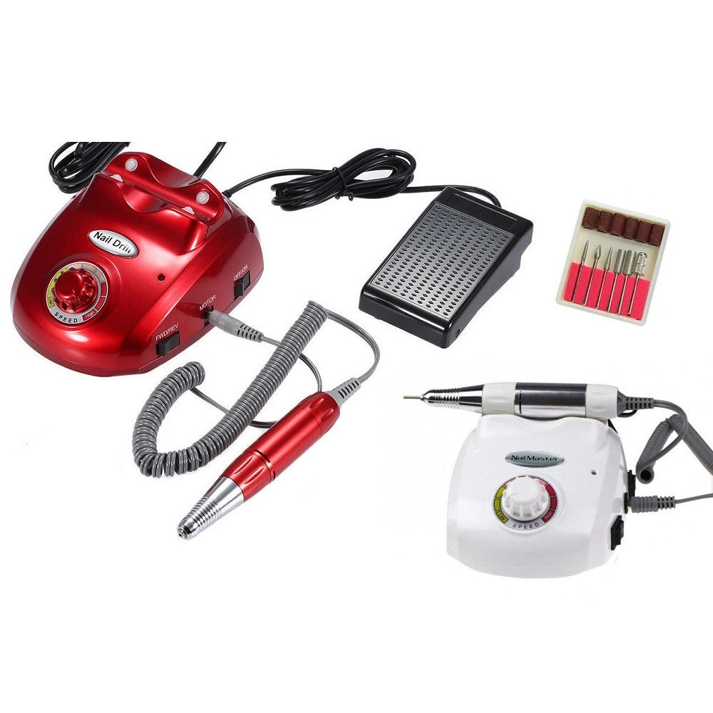 Trade Shop - Fresa Professionale Per Unghie Manicure Pedicure Ricostruzione 30000 Giri -