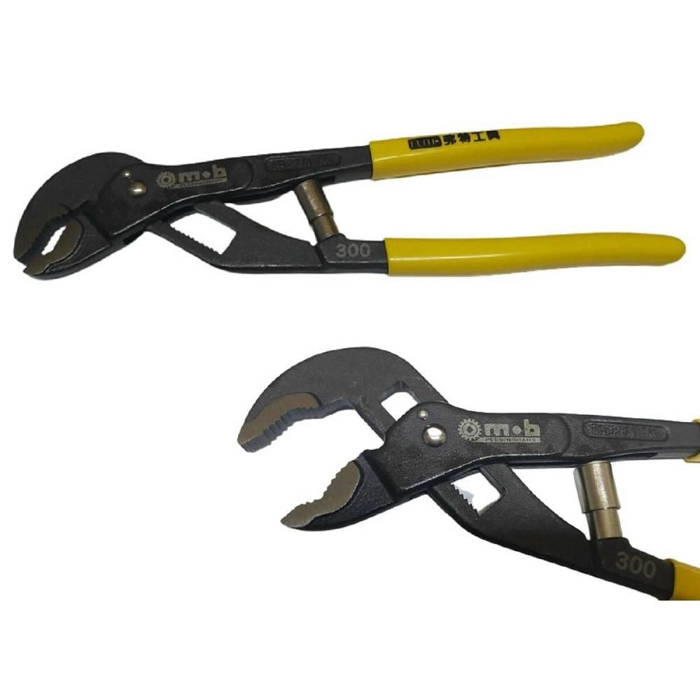 Trade Shop - Chiave 240 Mm A Becco Auto Regolabile Pinze Gira Tubo Dadi Regolazione -