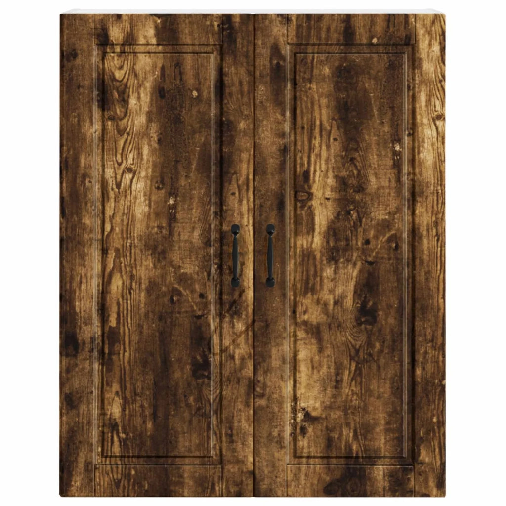 Pensile da cucina | Armadietto a muro PORTO Rovere fum¨¦ 80 x 31 x 100 cm