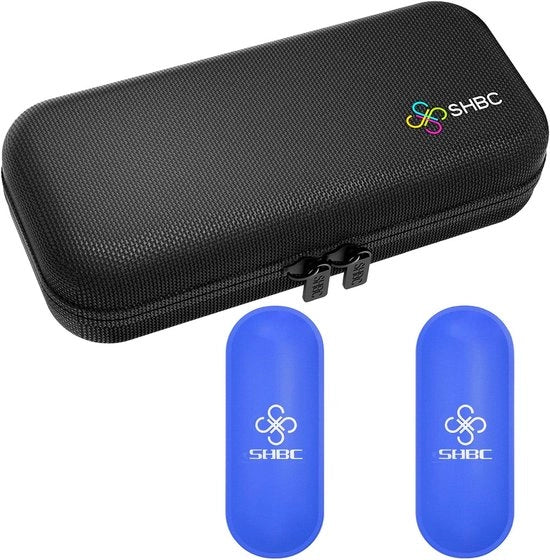 Borsa di Isolamento per Medicamenti - Porta Farmaci con 2 Tasche di Gel - Borsa Medica Isolante Nera