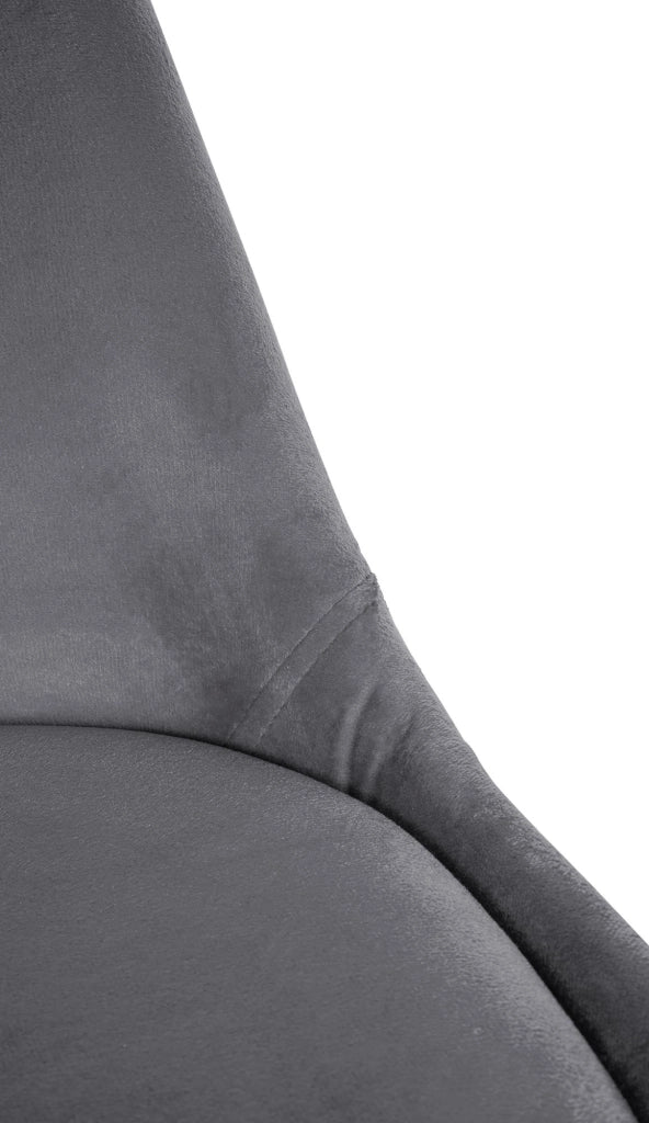 Sedia Sofia Velvet grigio,natura (rotondo)