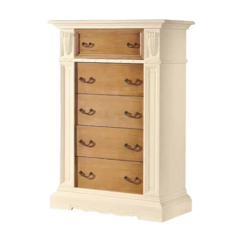 Settimanale classico legno avorio noce grano intarsi 106x53x153 - Mobili 2G