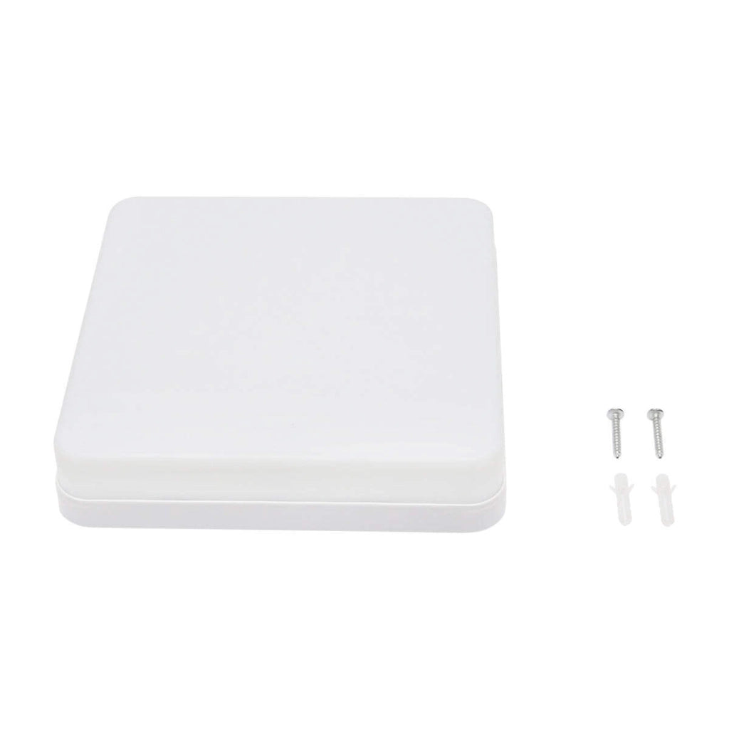 Plafoniera LED 24W, 220V, IP20, 180 mm, apparecchio quadrato resistente all'umidità per interni/esterni