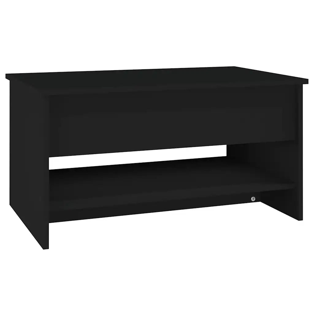 Tavolino da Salotto-Tavolino da soggiorno Nero 80x50x40 cm in Legno Multistrato 240116