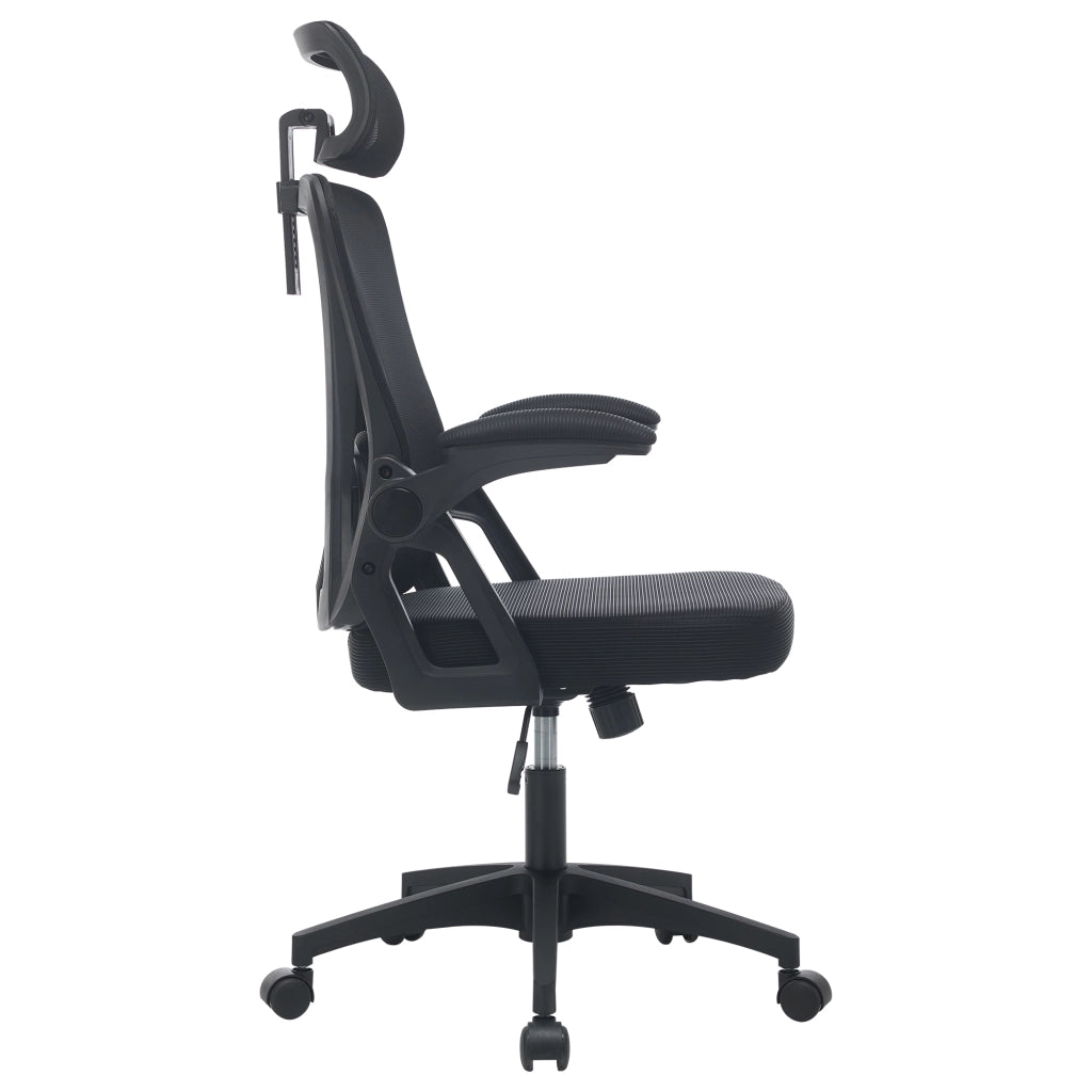 Sedia ufficio ergonomica in rete traspirante con supporto lombare e poggiatesta regolabili