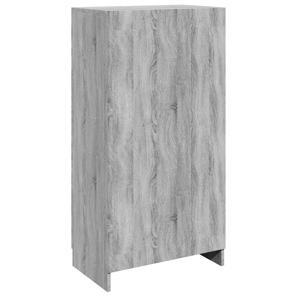Scarpiera Grigio Sonoma 55x35x108 cm in Legno Multistrato 342669