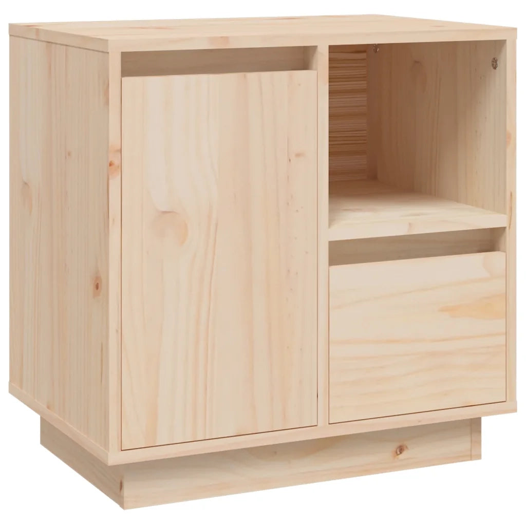 Comodino 50x34x50 cm in Legno Massello di Pino 814479