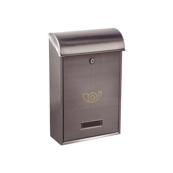 Alubox 49167 Lifter Cassetta Postale con Tettuccio in Acciaio Inox AISI 304 Formato Rivista colore Satinato