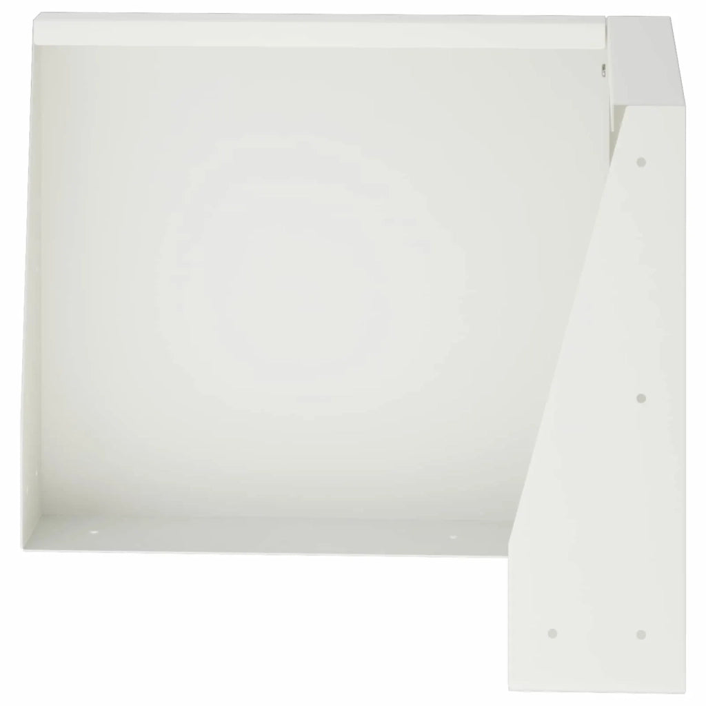 Muro di contenimento 2 pz 50 x 50 x 30 cm Acciaio Bianco 8015202
