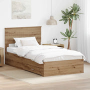 Struttura del letto Rovere artigianale 100 x 200 cm